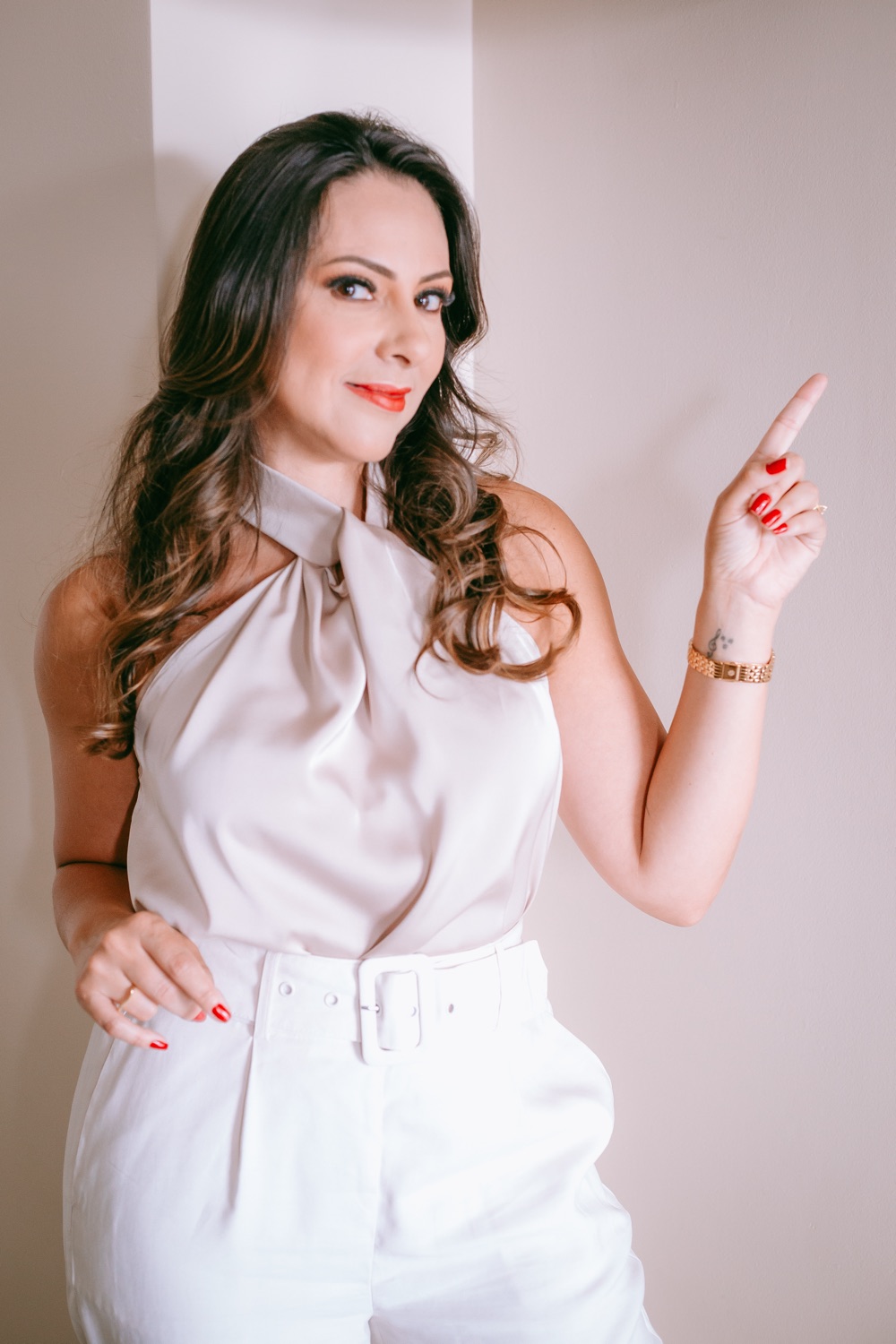 Lorene Batan conduzindo uma aula